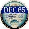 1965 Tax Disc