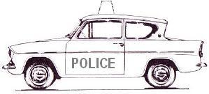 Typical Anglia Police Car