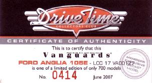va00127 Certificate