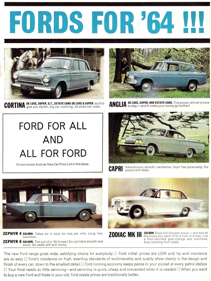 Fords for 64