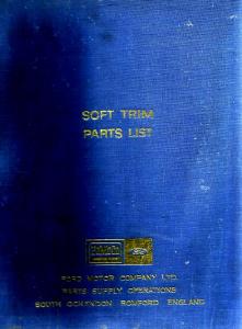 Soft Trim Parts List