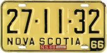 1968 Plate