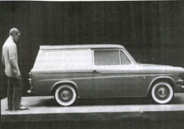 Ford Anglia Van Prototype - Side View
