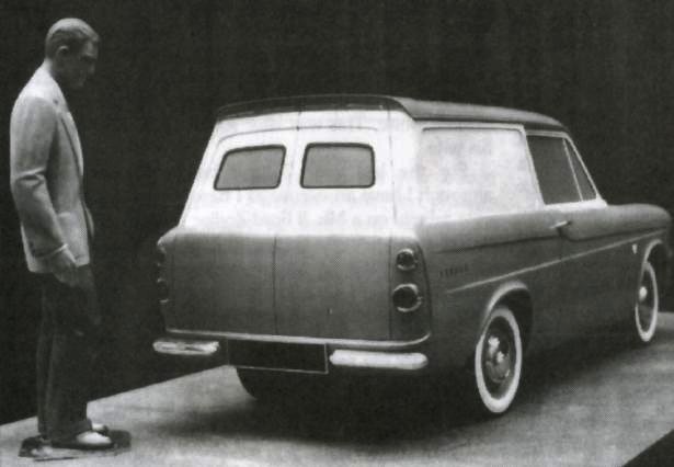 Ford Anglia Van Prototype - Rear View