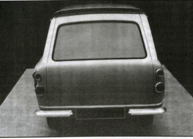 Ford Anglia Van Prototype - End View