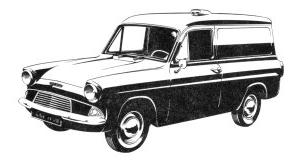 Ford Anglia 307E Van