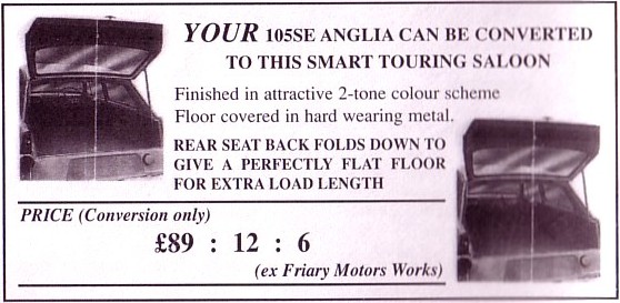 Anglia Touring Advert